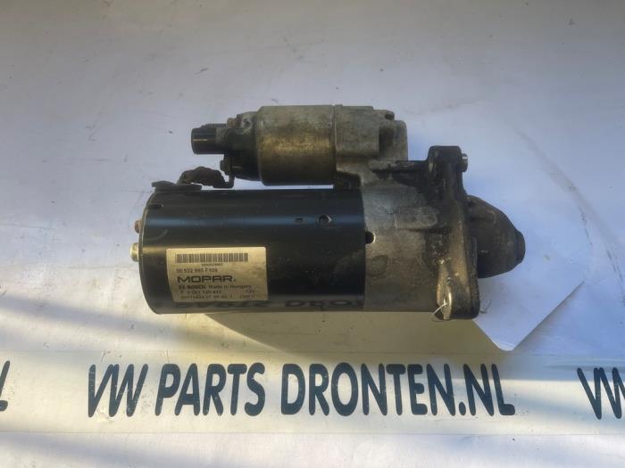 Startmotor van een Alfa Romeo Giulia