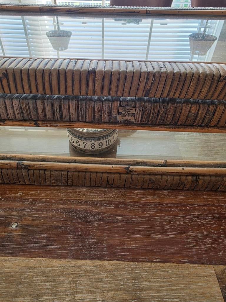 Riviera Maison Glassbox met Riet 60x30cm, Huis en Inrichting, Ophalen, Schaal, Zo goed als nieuw, Riet