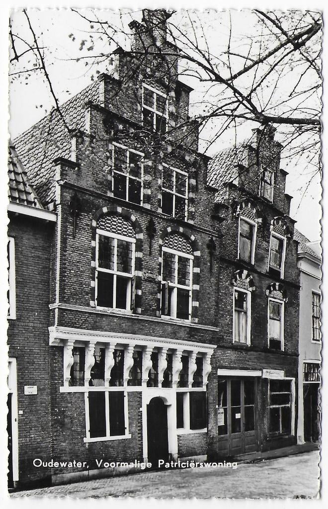 Oudewater Patricierswoning Ansichtkaartuit 1962 ( B6743), Ophalen of Verzenden, 1960 tot 1980, Gelopen