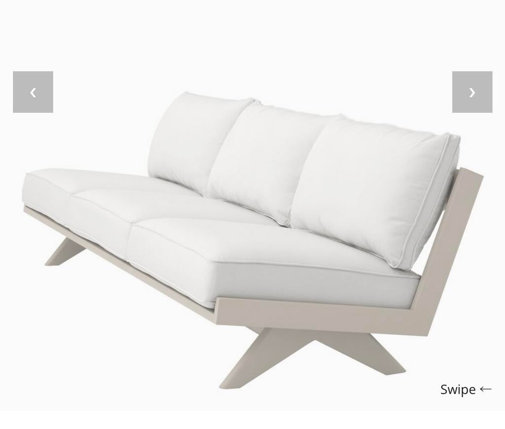 Outdoor lounge set (bank en stoel) eichholtz -lomax, Tuin en Terras, Tuinsets en Loungesets, Ophalen of Verzenden, Zo goed als nieuw