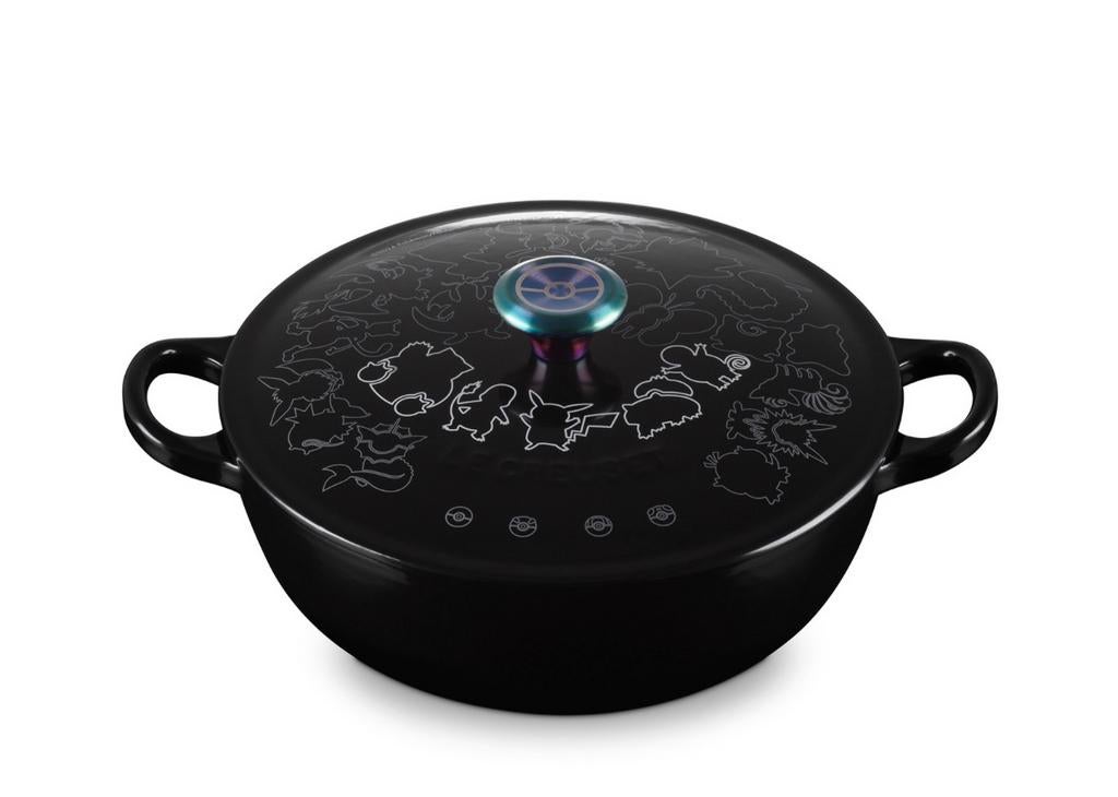 Le Creuset POKEMON Marmite pan 22cm NIEUW, Ophalen, Zo goed als nieuw, Gietijzer, Koekenpan of Braadpan