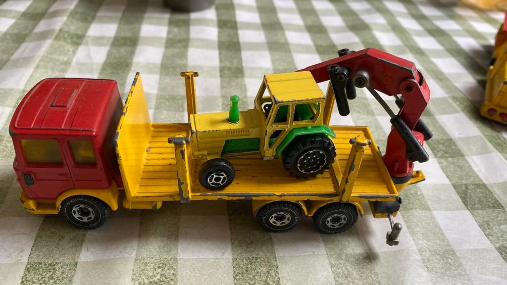 Ijzeren autootjes, Ophalen, Gebruikt