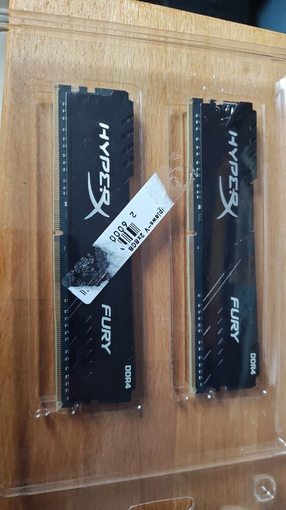 HyperX Fury DDR4 2x8GB 3200MHz RAM Geheugen, Computers en Software, RAM geheugen, DDR4, Ophalen of Verzenden, Zo goed als nieuw