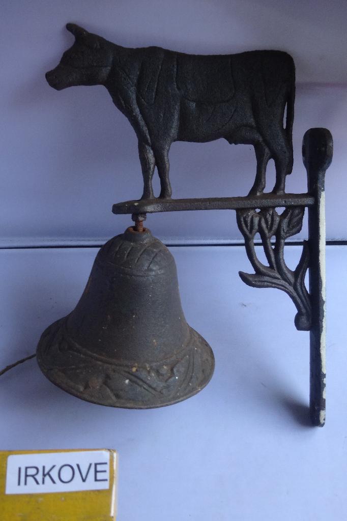 TUIN BEL MET KOE * Metaal *, Verzenden, Zo goed als nieuw