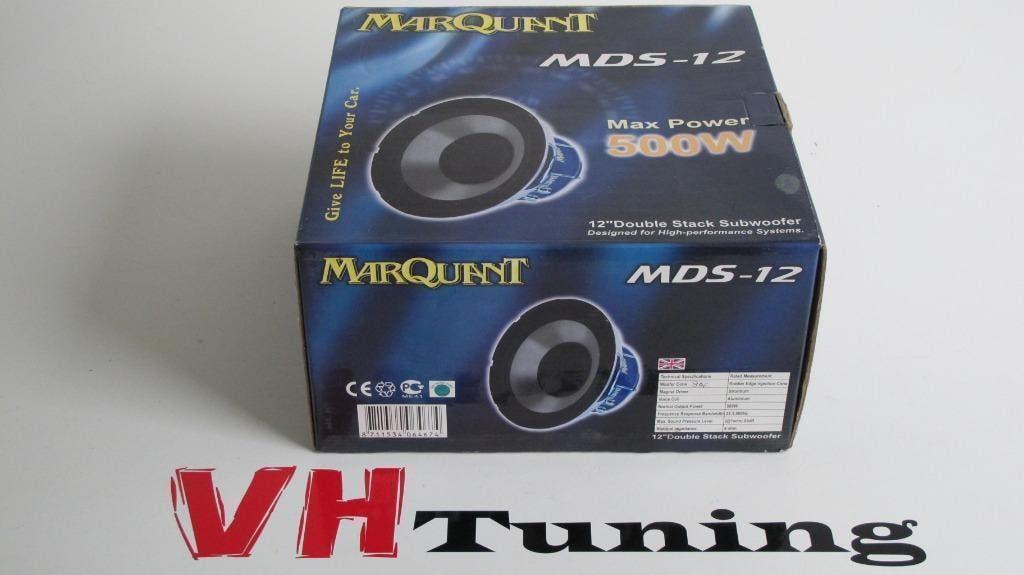 Marquant MDS-12 12" 500W 93dB Subwoofer 4 Ohm, Auto diversen, Autospeakers, Ophalen of Verzenden, Nieuw