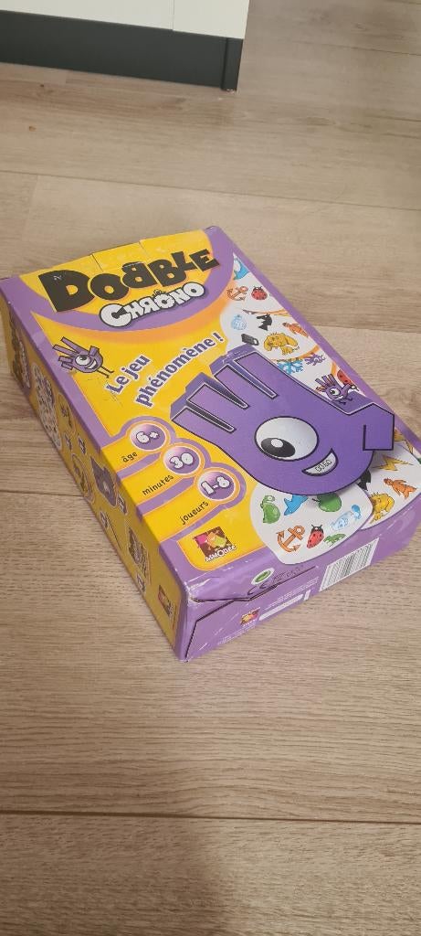 Dobble chrono spel, Ophalen, Gebruikt