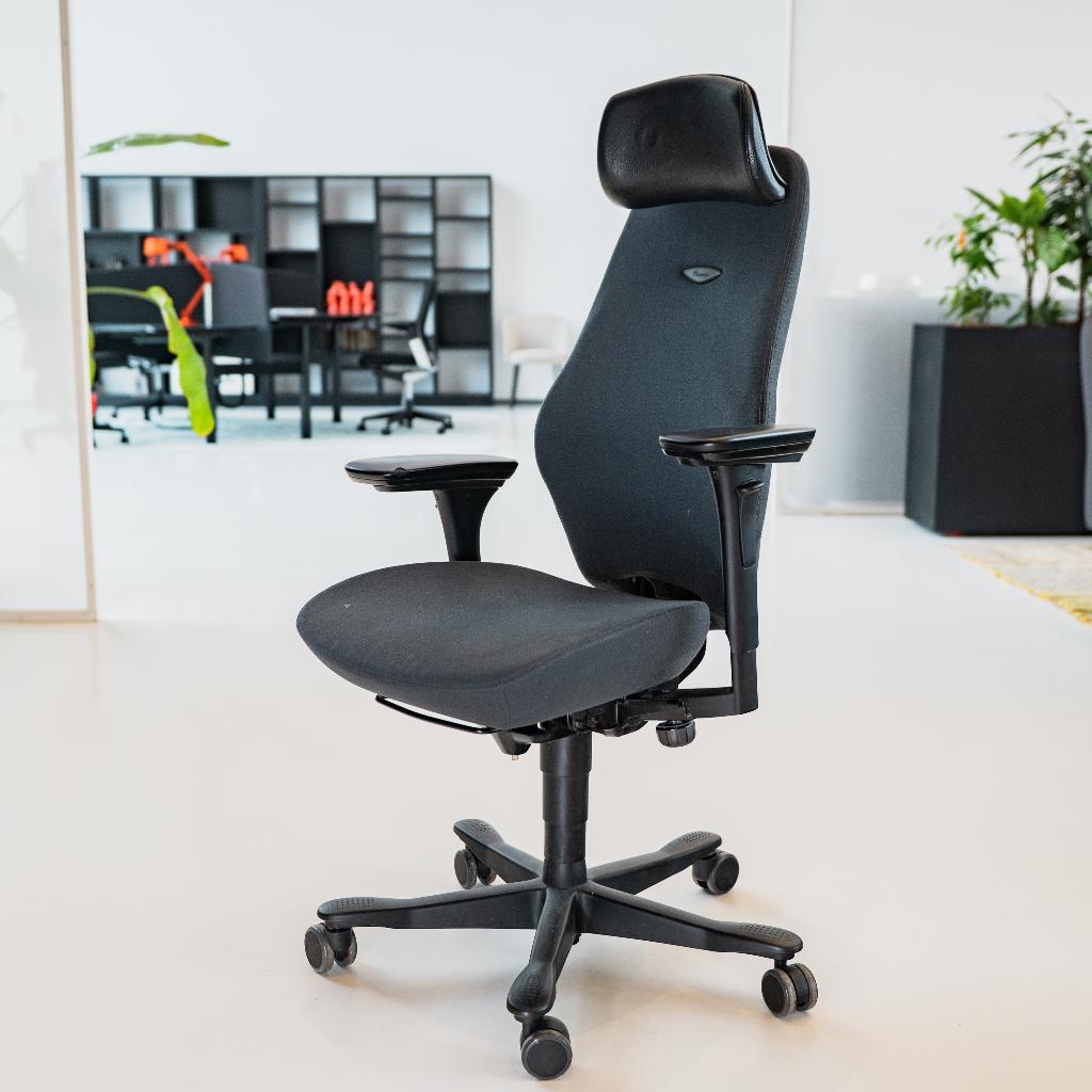 Kinnarps Plus 6, Huis en Inrichting, Bureaustoelen, Gebruikt, Bureaustoel, Zwart, Ergonomisch, Ophalen