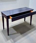 Unieke Zwarte Essen Sidetable - Meubelmaker ontwerp, Antiek en Kunst, Antiek | Meubels | Tafels, Ophalen of Verzenden