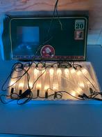 Vintage kerstverlichting 20 en 16 stuks en kerstkrans, Ophalen, Zo goed als nieuw