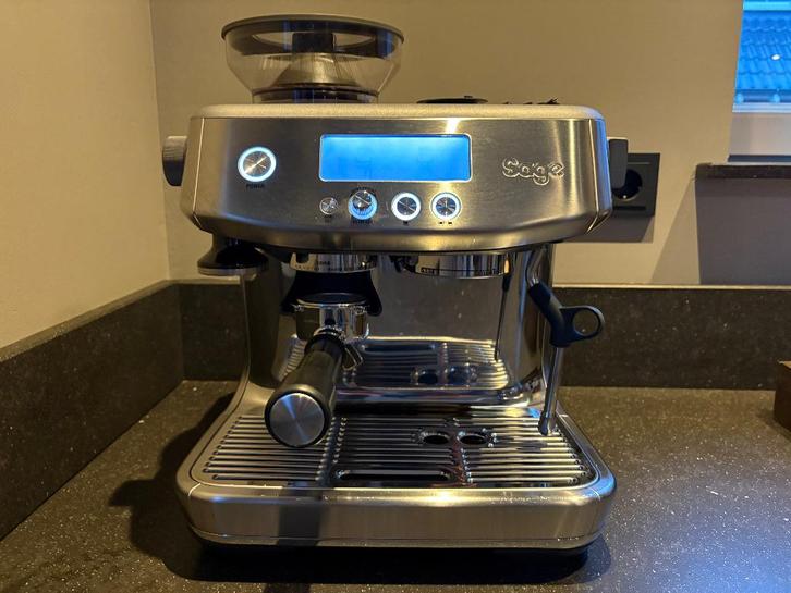 Sage the Barista Pro, Witgoed en Apparatuur, Koffiezetapparaten, Gebruikt, Koffiebonen, Espresso apparaat, 4 tot 10 kopjes, Afneembaar waterreservoir