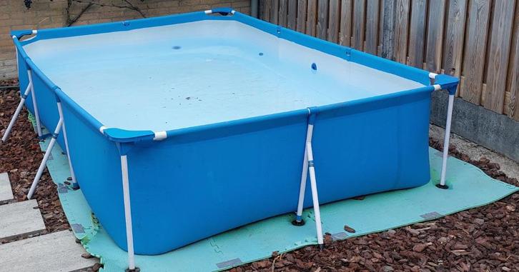 Zwembad, pomp, filters, zonnemat, zeil, vloermat, chloor..., Tuin en Terras, Zwembaden, Gebruikt, Opzetzwembad, Minder dan 80 cm