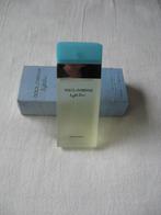 Dolce & Gabbana light blue eau toilette, natural spray 100ml, Verzamelen, Ophalen of Verzenden, Nieuw, Parfumfles, Gevuld