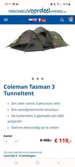 Coleman tasman 3 tent, Ophalen of Verzenden, Zo goed als nieuw, Tot en met 4