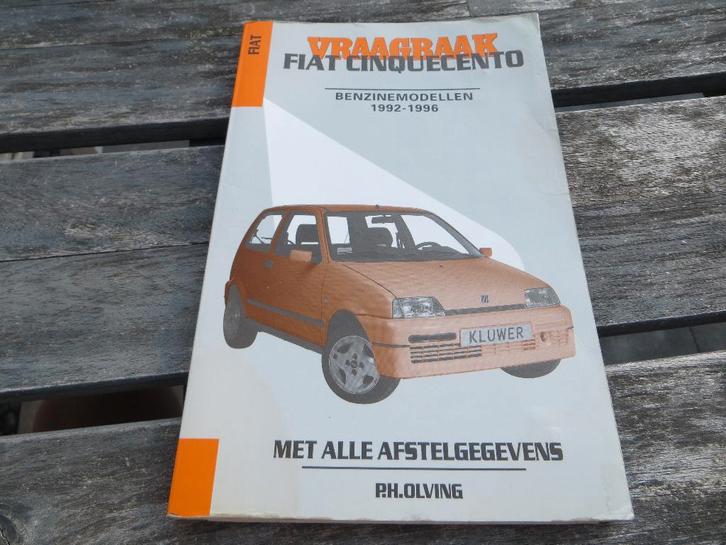 Vraagbaak Fiat Cinquecento 1992 - 1996, zeer mooi!, Auto diversen, Handleidingen en Instructieboekjes, Ophalen of Verzenden