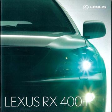 Brochure Lexus RX 400h Mei 2005 beschikbaar voor biedingen