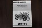 Suzuki GSF600 S 1999 motorfiets handleiding Bandit 600, Motoren, Handleidingen en Instructieboekjes, Ophalen of Verzenden, Suzuki