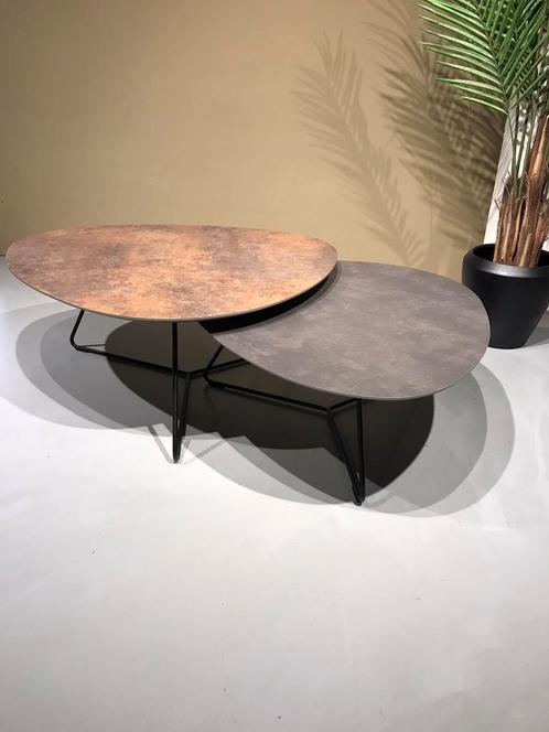 - BREE’ S NEW WORLD - Set Twinny, Huis en Inrichting, Tafels | Salontafels, Nieuw, Ovaal, Metaal, Ophalen