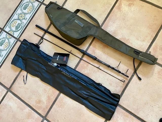 2 x Sonik Xtractor Recon 8ft 2.5lb hengels met Foedraal, Muziek en Instrumenten, Strijkinstrumenten | Violen en Altviolen, Gebruikt