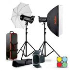 Godox QT600IIM Flitsset (2x QT600IIM + Acc) (Demo)