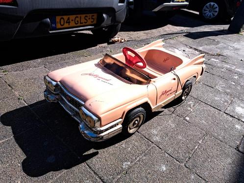 vintage pink caddilac trapauto 100cm, Kinderen en Baby's, Speelgoed | Buiten | Voertuigen en Loopfietsen, Gebruikt, Trapvoertuig