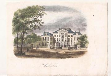 Apeldoorn. Het Loo 1841 Uitg. Reding Gekleurd beschikbaar voor biedingen