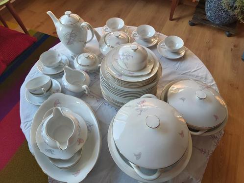 Compleet 6 persoons Haas & Czjzeck servies, Antiek en Kunst, Antiek | Servies compleet, Ophalen