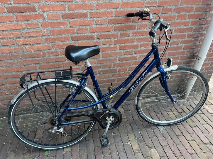 Giant Freerider Damesfiets 54cm, Fietsen en Brommers, Fietsen | Dames | Damesfietsen, Gebruikt, Giant, Versnellingen, 53 tot 56 cm