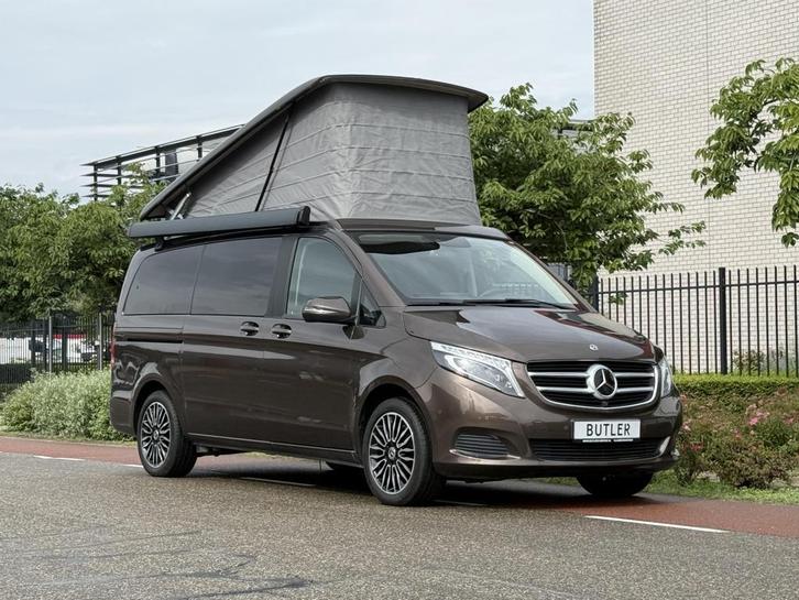 Mercedes-Benz V250 Marco Polo 190 PK 4X4 2018 75000KM AUT, Caravans en Kamperen, Campers, Bedrijf, tot en met 4, Buscamper of Camperbus