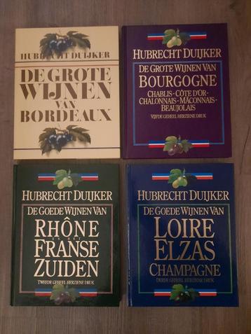 Hubrecht Duijker wijn boeken 4 stuks beschikbaar voor biedingen