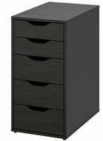 Opzoek naar 2 zwarte alex ikea kastjes, Huis en Inrichting, Minder dan 50 cm, 5 laden of meer, Ophalen of Verzenden, Zo goed als nieuw