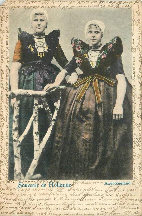 (388-178-003) Axel Souvenir de Hollande, Verzamelen, Ansichtkaarten | Nederland, Zeeland, Verzenden