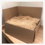 Houtwol, Doe-het-zelf en Verbouw, Kratten en Dozen, Doos, Minder dan 35 cm, Minder dan 50 cm, Ophalen of Verzenden