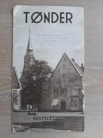 oud folderboekje Tonder (denemarken) met 2x plattegrond 1939, Ophalen of Verzenden, Gelezen, Folder