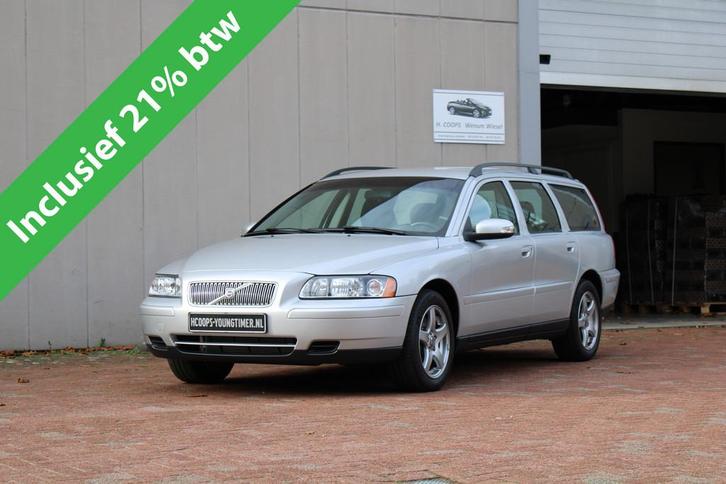 Volvo V70 2.4 YOUNGTIMER INCL. 21% btw (bj 2007), Auto's, Volvo, Bedrijf, Te koop, V70, ABS, Airbags, Airconditioning, Alarm, Boordcomputer