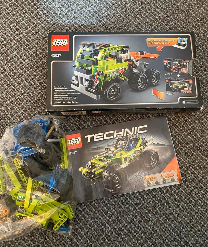 Lego Technic 42027 Desert Racer, Kinderen en Baby's, Speelgoed | Duplo en Lego, Zo goed als nieuw, Lego, Complete set, Verzenden
