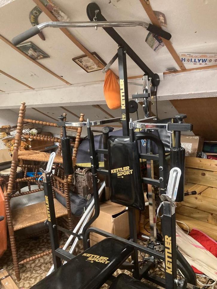 Prachtige krachtstation van Kettler zwart met gouden letters, Sport en Fitness, Fitnessapparatuur, Zo goed als nieuw, Krachtstation