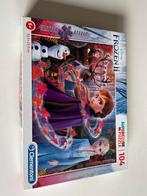 Frozen II Supercolor Puzzel - 104 Stukjes, Ophalen of Verzenden, Meer dan 50 stukjes, Zo goed als nieuw, 6 jaar of ouder