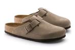 Birckenstock boston zacht voetbed suede- taupe maat 36, Kleding | Dames, Schoenen, Ophalen, Overige kleuren, Instappers, Nieuw