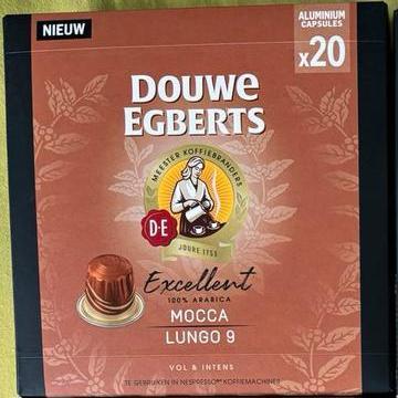 14x Douwe Egberts koffie cups Excellent Mocca Lungo 9, Diversen, Levensmiddelen, Ophalen