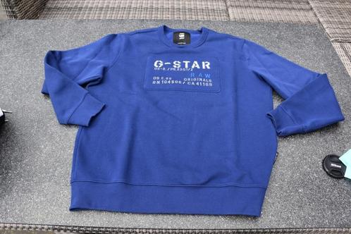 Sweater G-star maat M nieuw, Kleding | Heren, Truien en Vesten, Nieuw, Maat 48/50 (M), Blauw, Verzenden