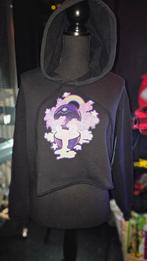 Pokemon pokeball cropped hoodie S anime kawaii pastel gothic, Zwart, Ophalen of Verzenden, Zo goed als nieuw, Maat 36 (S)