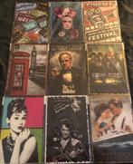 Retro film houten posters te koop 10 euro per stuk!, Ophalen of Verzenden, Nieuw, Film, Foto of Kaart