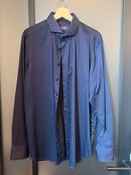 Olymp signature blouse maat 44/17,5 tailored fit blauw, Blauw, Olymp, Halswijdte 43/44 (XL), Ophalen of Verzenden