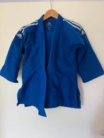Blauw judopak adidas maat 140, Ophalen of Verzenden, Gebruikt