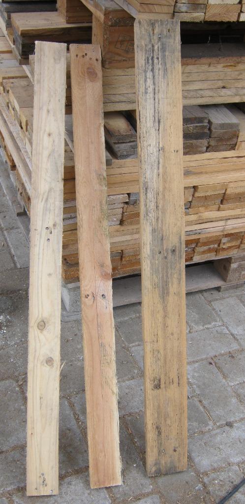 palletplanken 104/120/134/135/142/150/172/205/300/350/400cm, Doe-het-zelf en Verbouw, Hout en Planken, Zo goed als nieuw, Plank