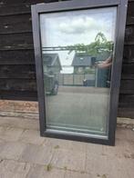 4 hardhouten ramen dubbel glas, Doe-het-zelf en Verbouw, Glas en Ramen, Gevelraam of Ruit, Gebruikt, Minder dan 80 cm, 120 tot 160 cm