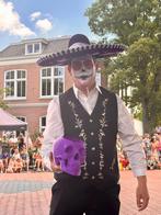 Gilet, stof, bloemen versiering Mexico thema, Ophalen of Verzenden, Zo goed als nieuw