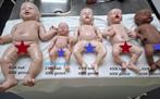 silicone reborn baby's uitverkoop einde hobby, Ophalen of Verzenden, Nieuw, Pop, Levensecht of Reborn