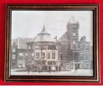 Historische  ingelijste foto van de markt Sittard begin 1900, Ophalen of Verzenden