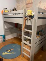 Hoogslaper Camiel Grijs, Kinderen en Baby's, Kinderkamer | Bedden, Ophalen, 70 tot 85 cm, Zo goed als nieuw, Hoogslaper of Stapelbed